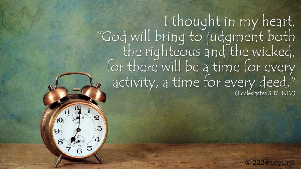 Ecclesiastes 3:17